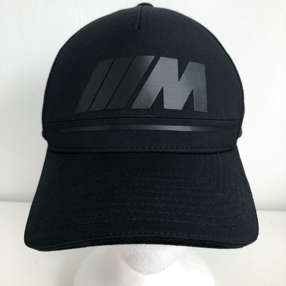 NWOT BMW M Black Flex Fit Ball  Cap